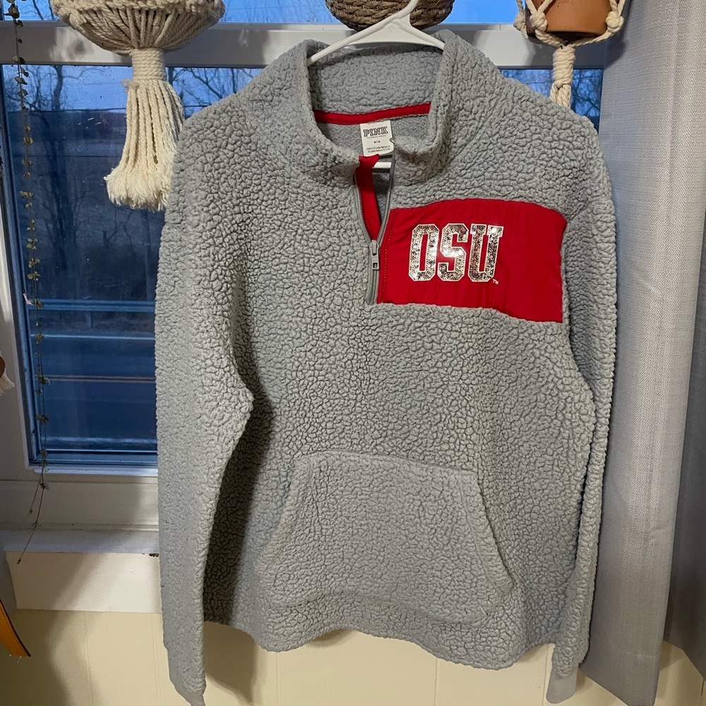 Ohio state PINK fleece. Size M